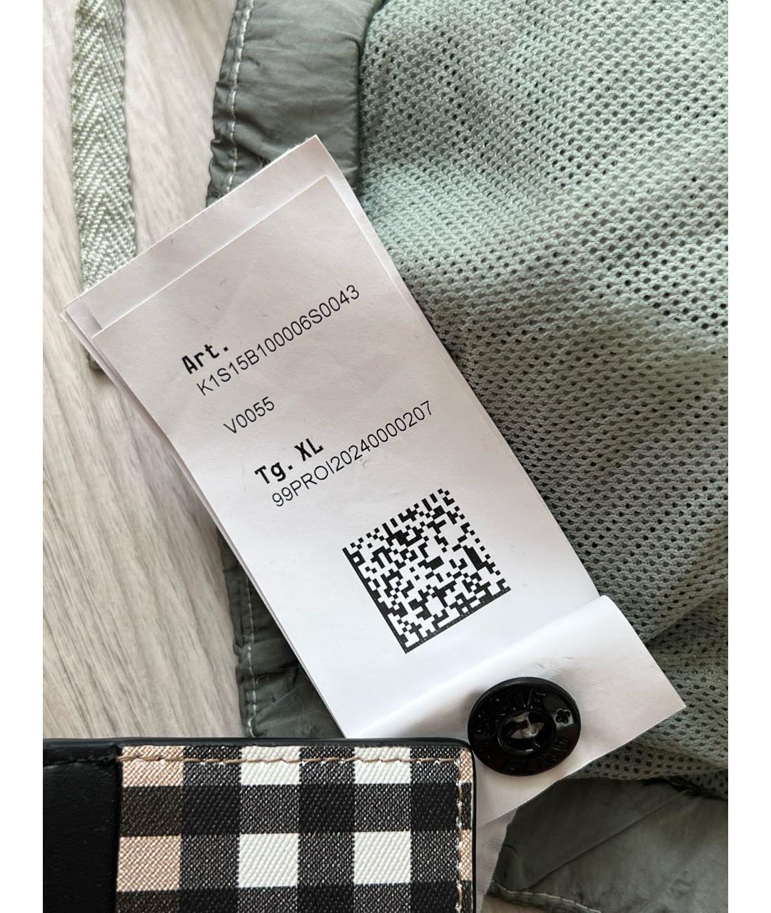 STONE ISLAND Зеленые шорты, фото 7