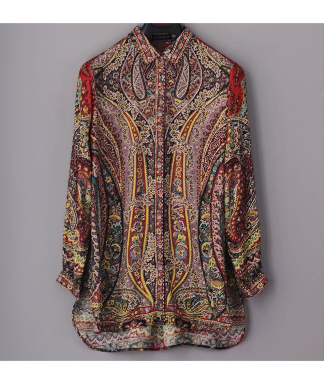 ETRO Мульти шелковая рубашка, фото 2
