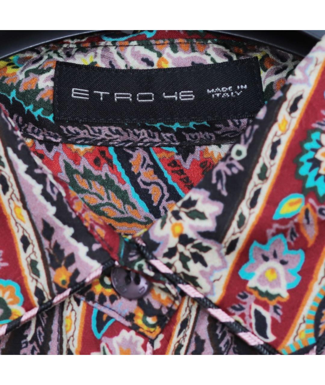 ETRO Мульти шелковая рубашка, фото 5