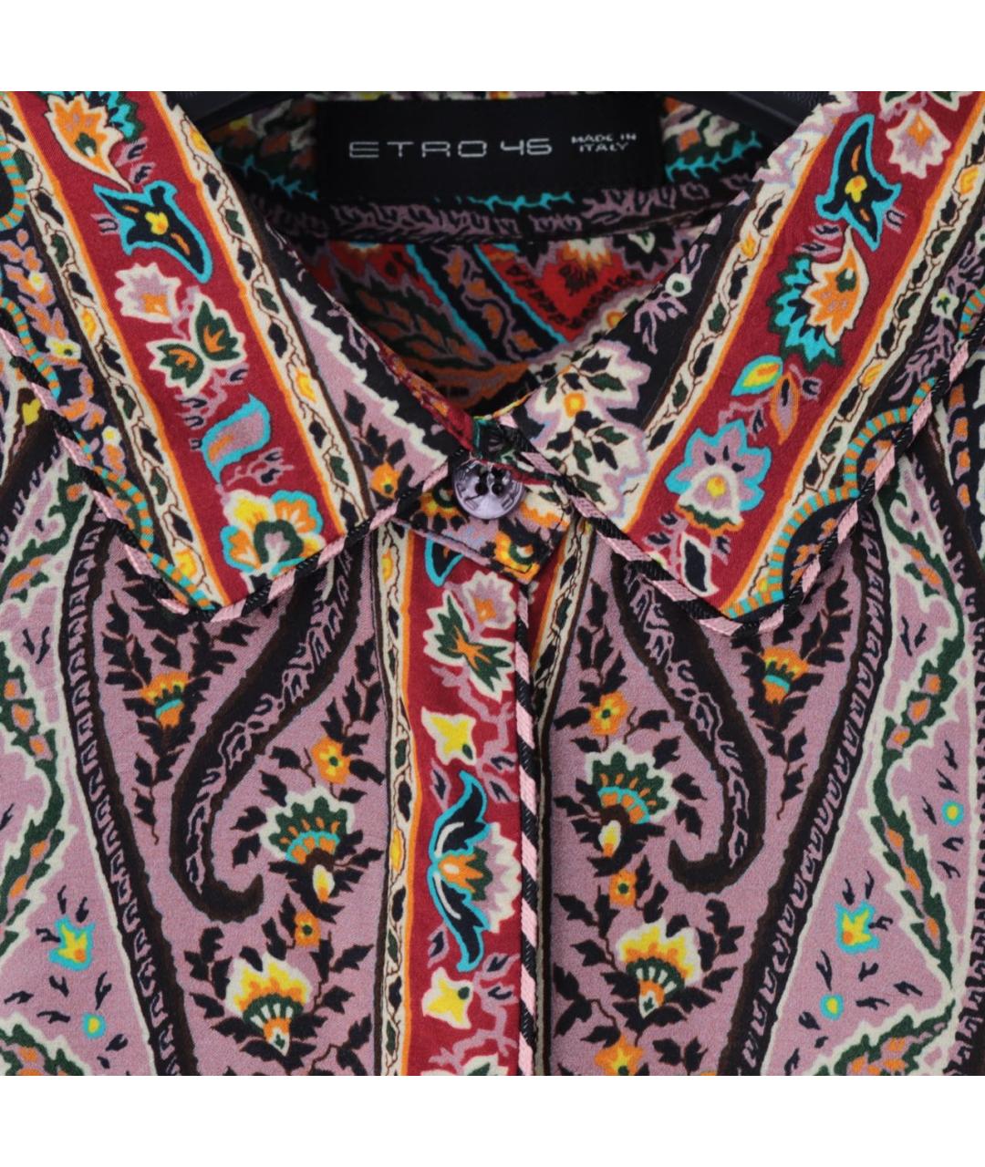 ETRO Мульти шелковая рубашка, фото 4