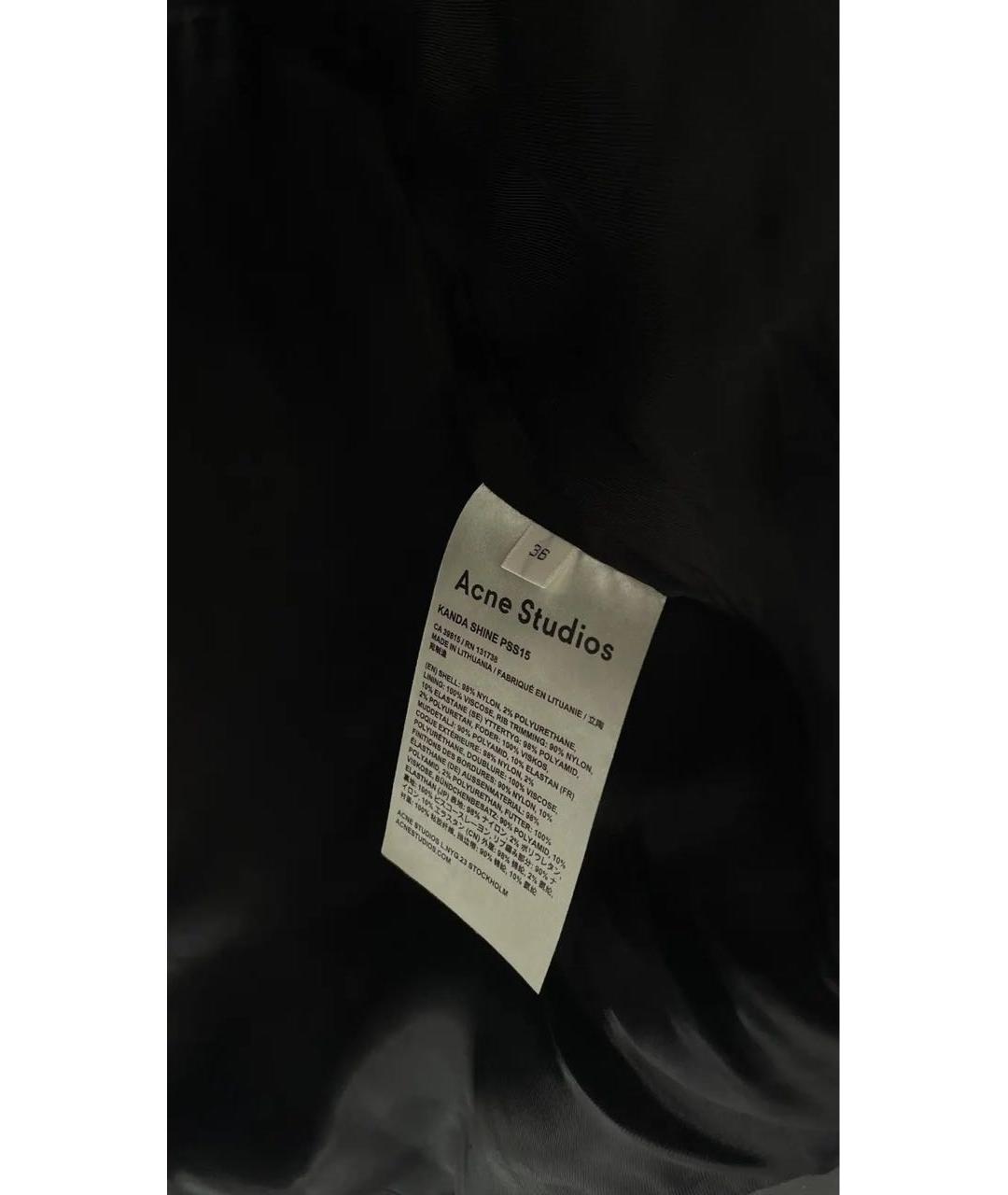 ACNE STUDIOS Черная юбка миди, фото 6