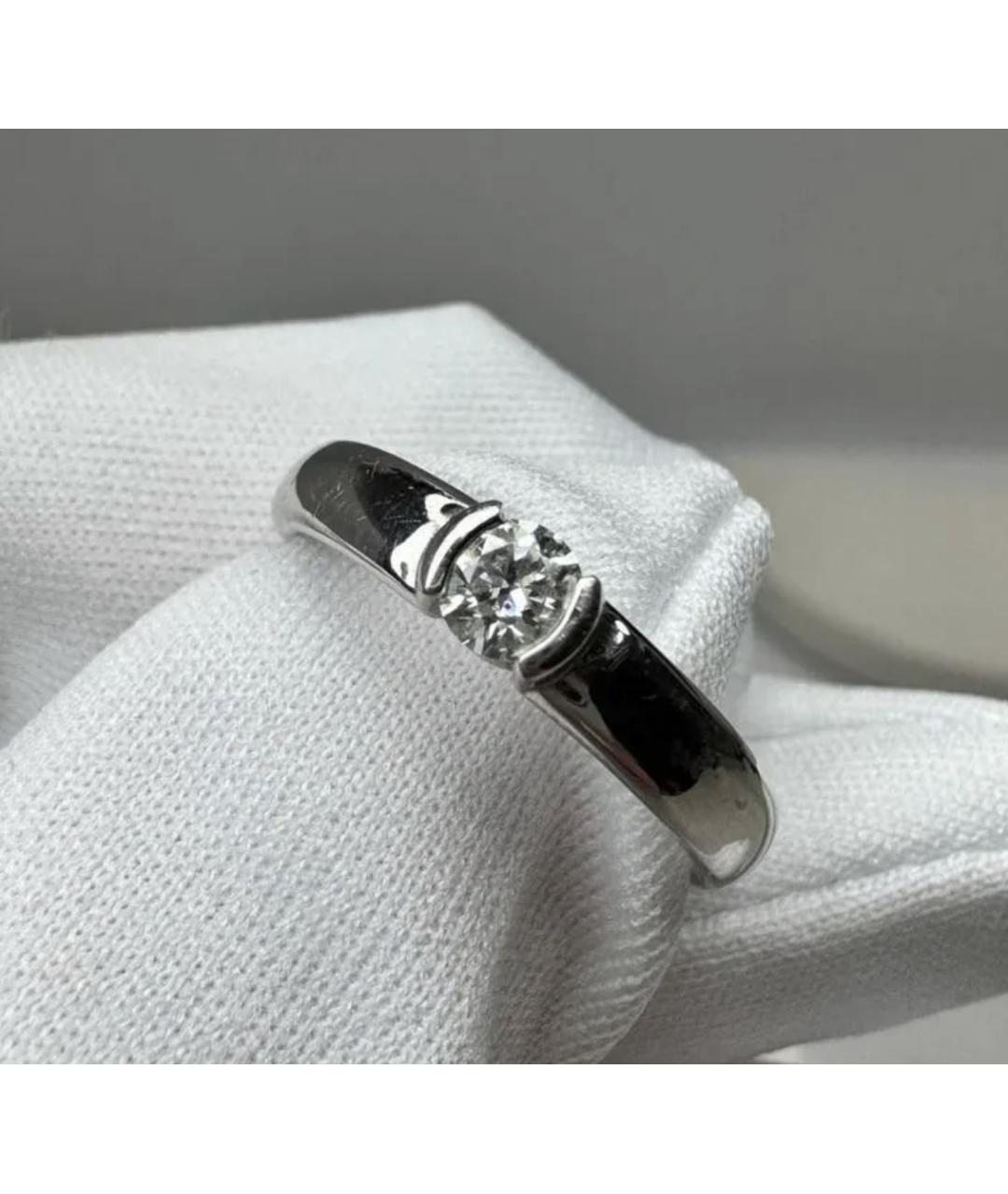 TIFFANY&CO Серебряное платиновое кольцо, фото 5