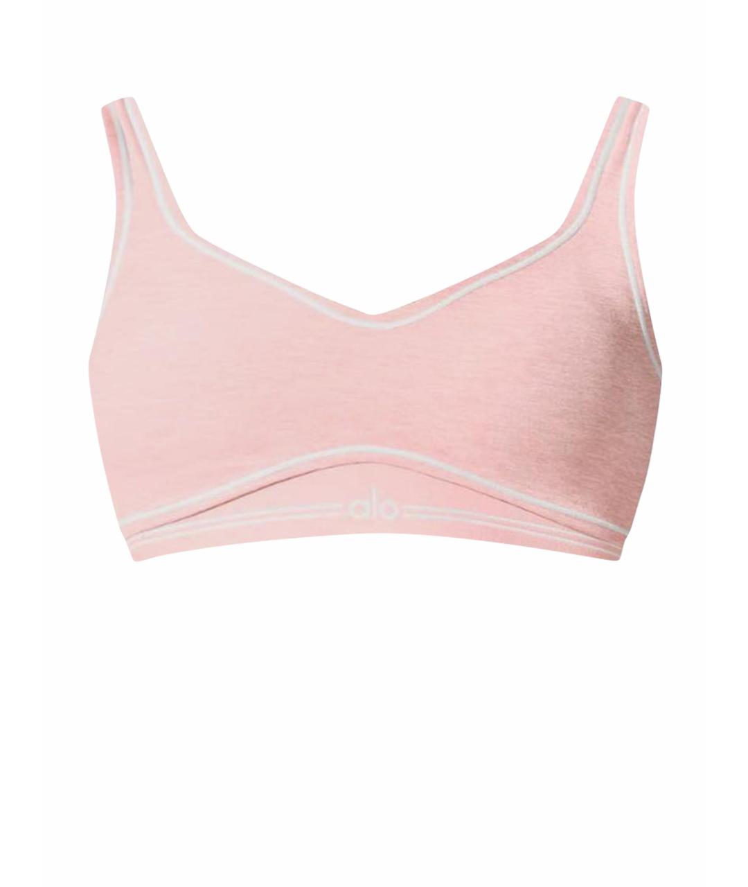 ALO YOGA Розовый хлопковый спортивные костюмы, фото 1