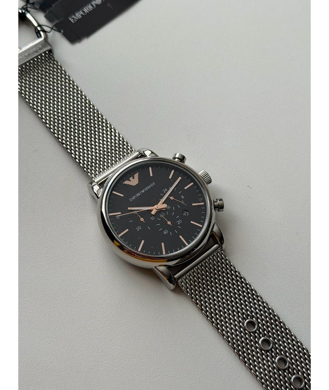 EMPORIO ARMANI Серебряные стальные часы, фото 5