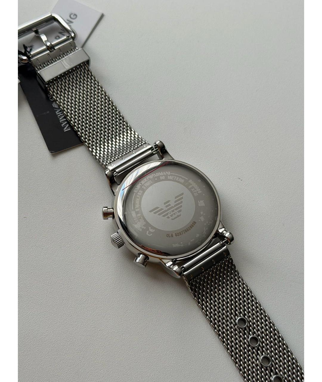 EMPORIO ARMANI Серебряные стальные часы, фото 2