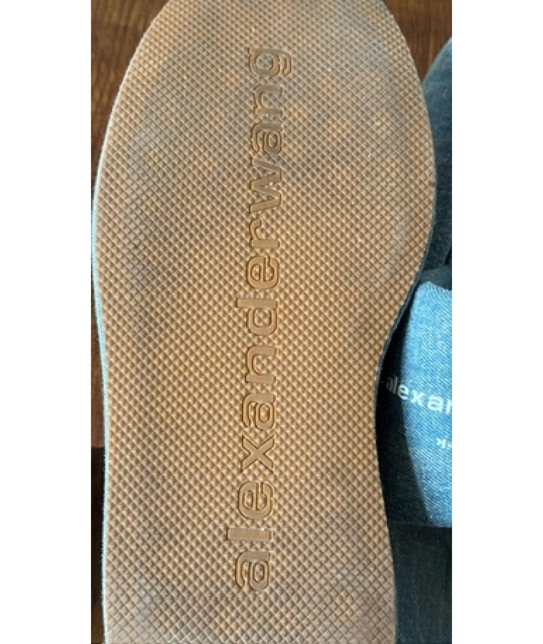 ALEXANDER WANG Голубые шлепанцы, фото 6