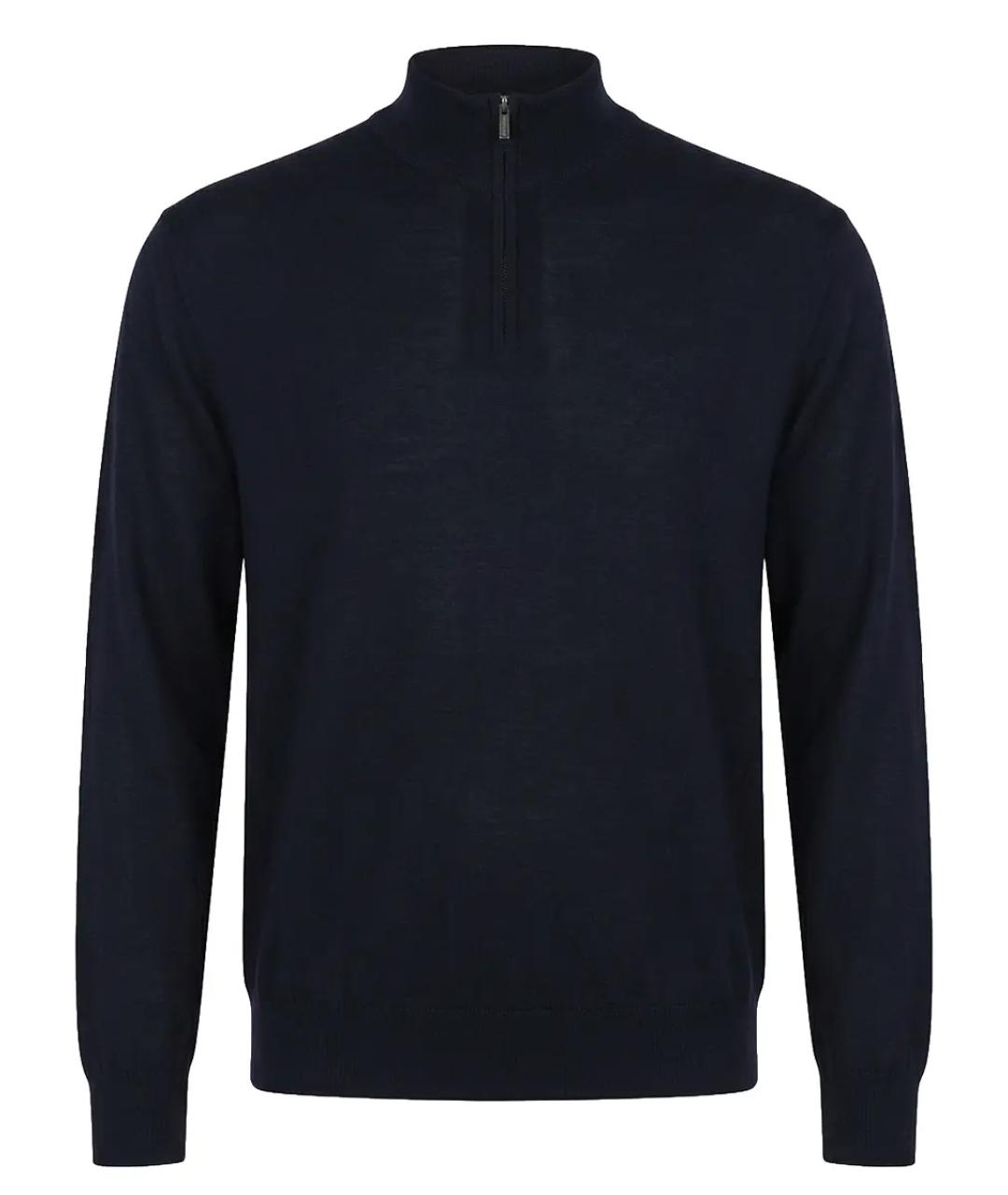 PAUL & SHARK Темно-синий шерстяной джемпер / свитер, фото 1