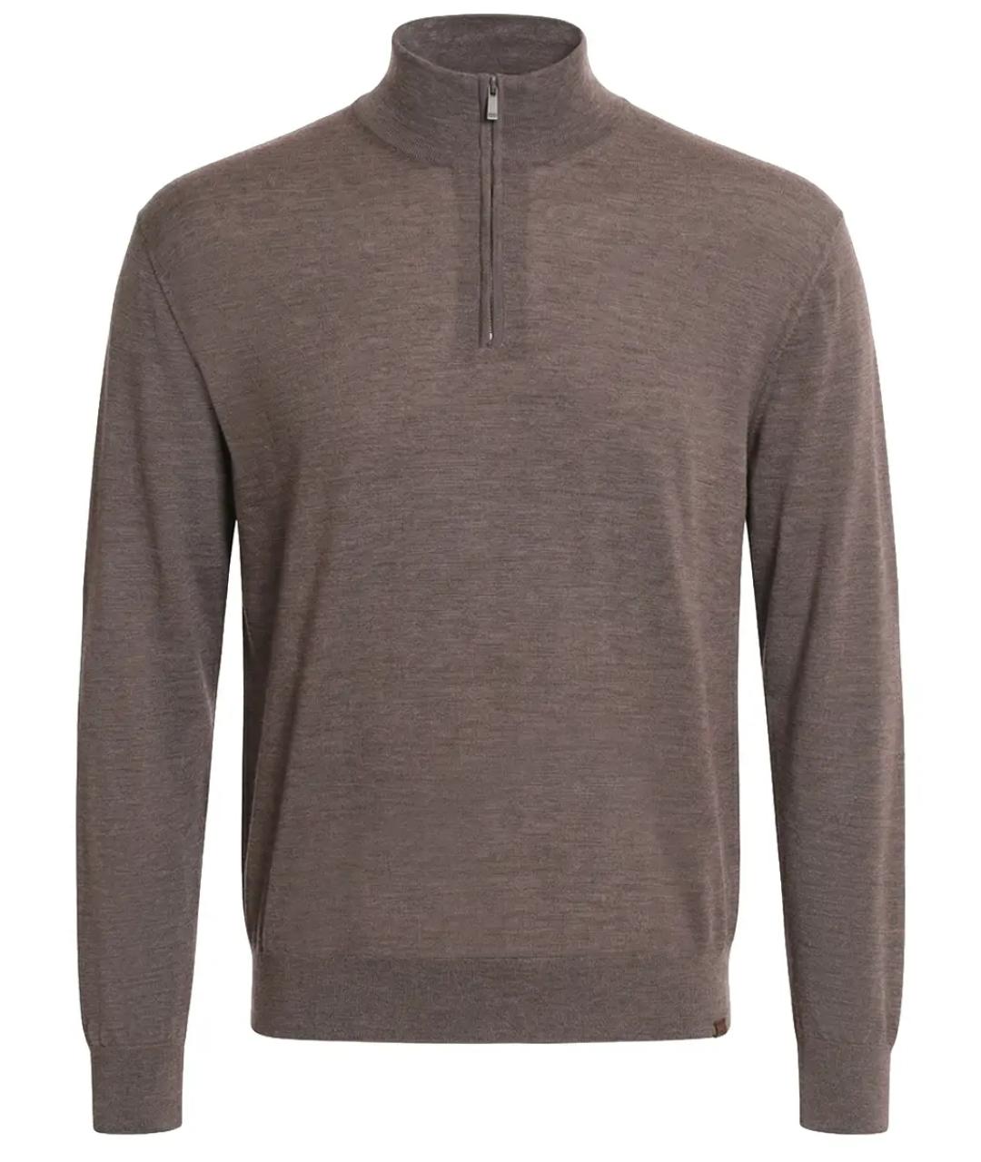 PAUL & SHARK Коричневый шерстяной джемпер / свитер, фото 1