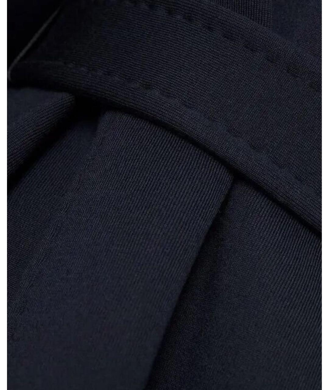 MAX MARA Темно-синее шерстяное пальто, фото 5