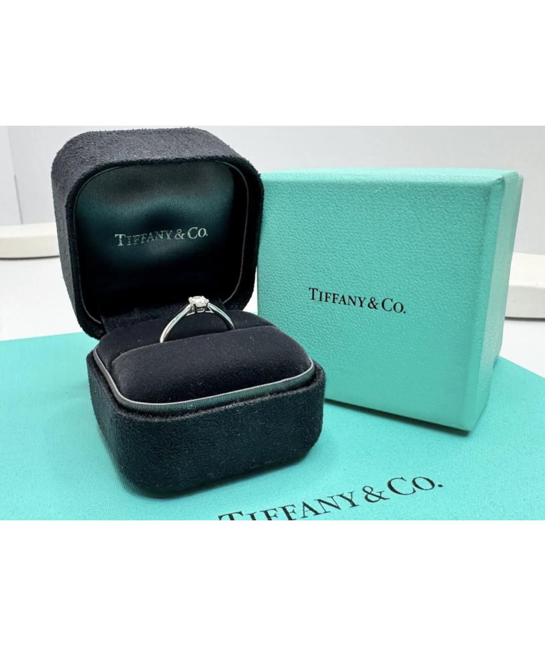 TIFFANY&CO Серебряное платиновое кольцо, фото 2