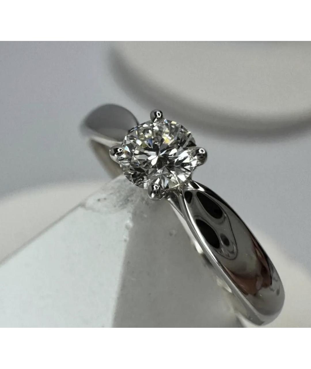 TIFFANY&CO Серебряное платиновое кольцо, фото 4