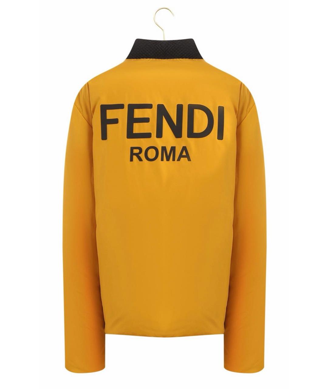 FENDI Черный пуховик, фото 4