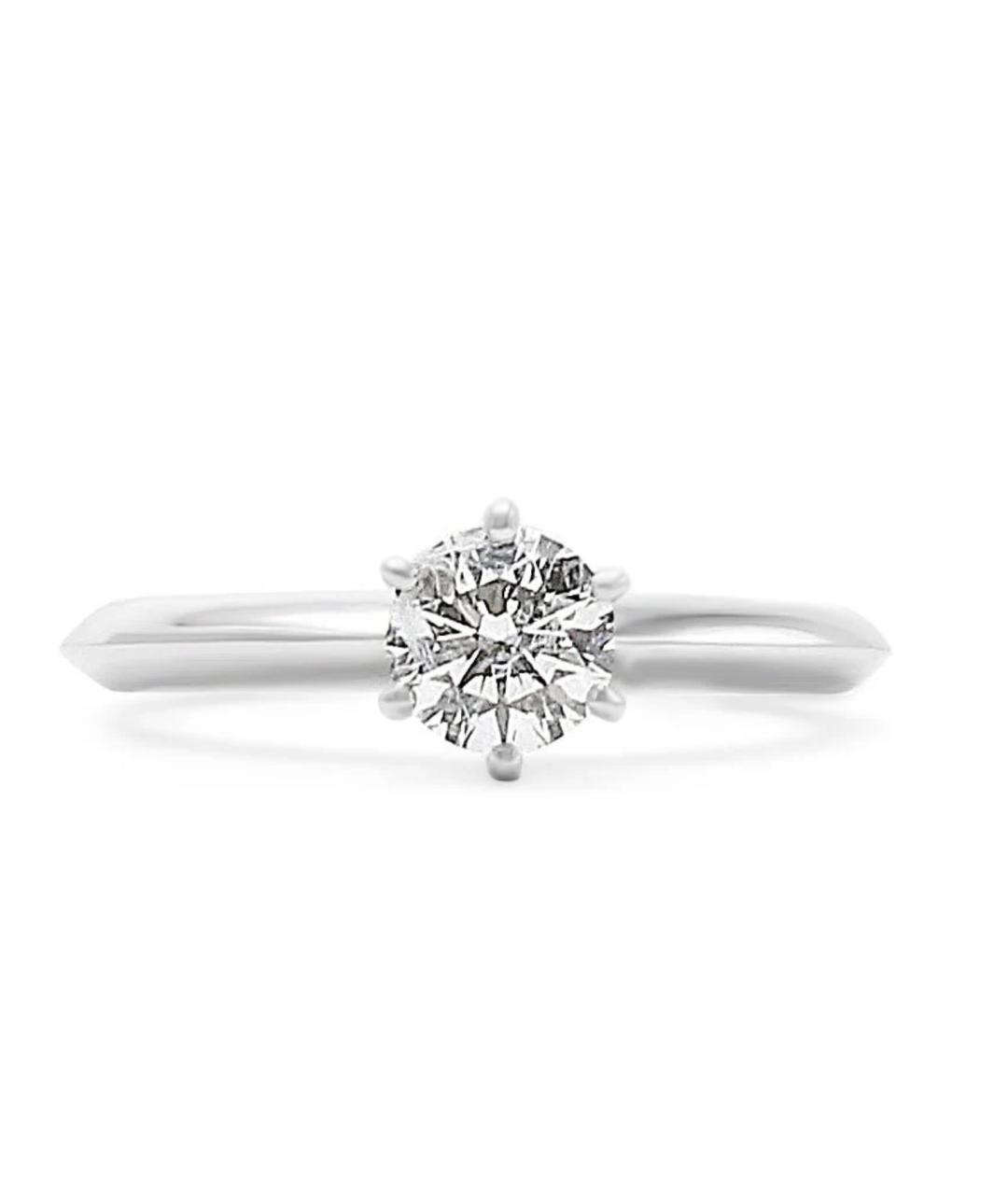 TIFFANY&CO Серебряное платиновое кольцо, фото 7