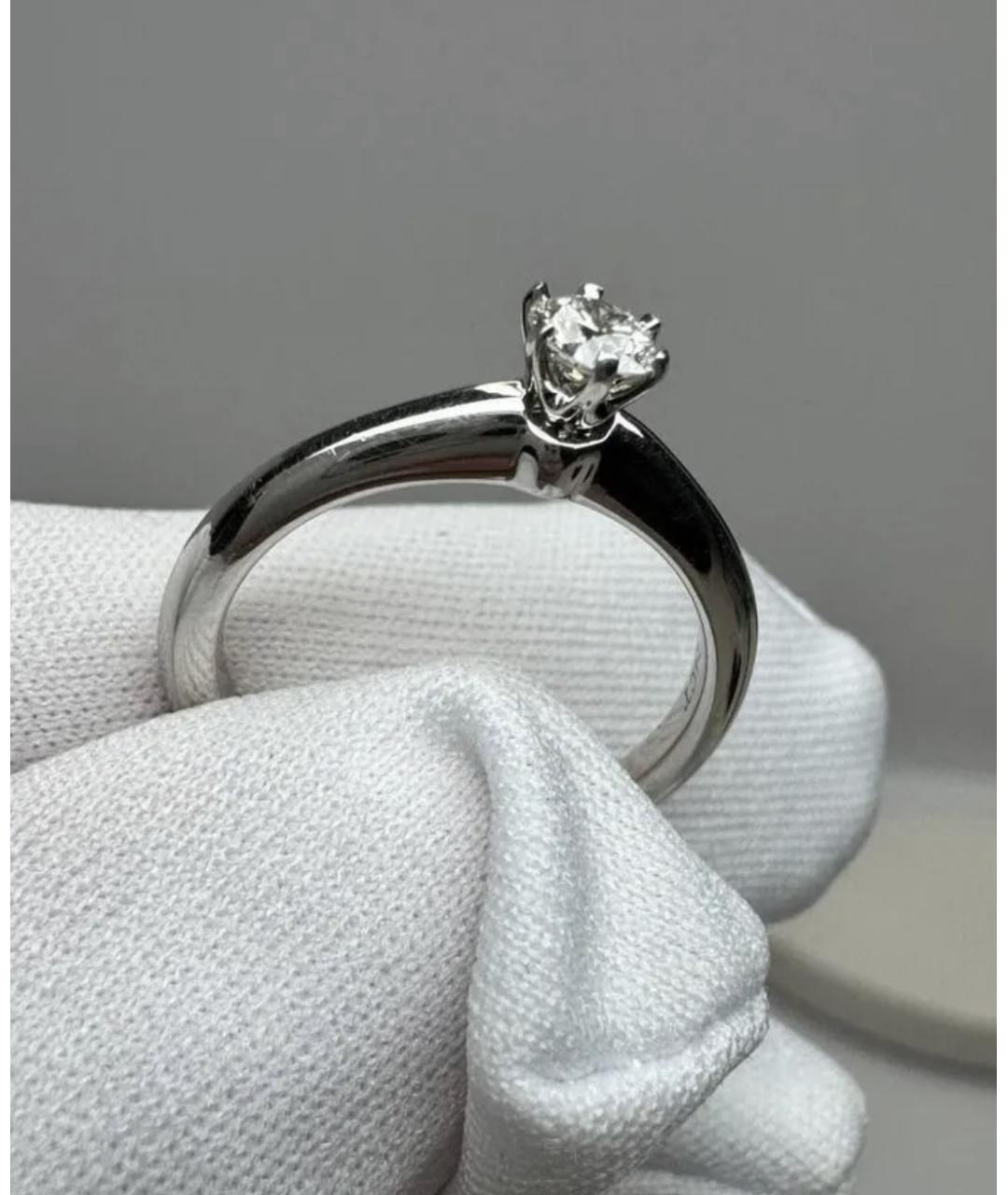 TIFFANY&CO Серебряное платиновое кольцо, фото 3