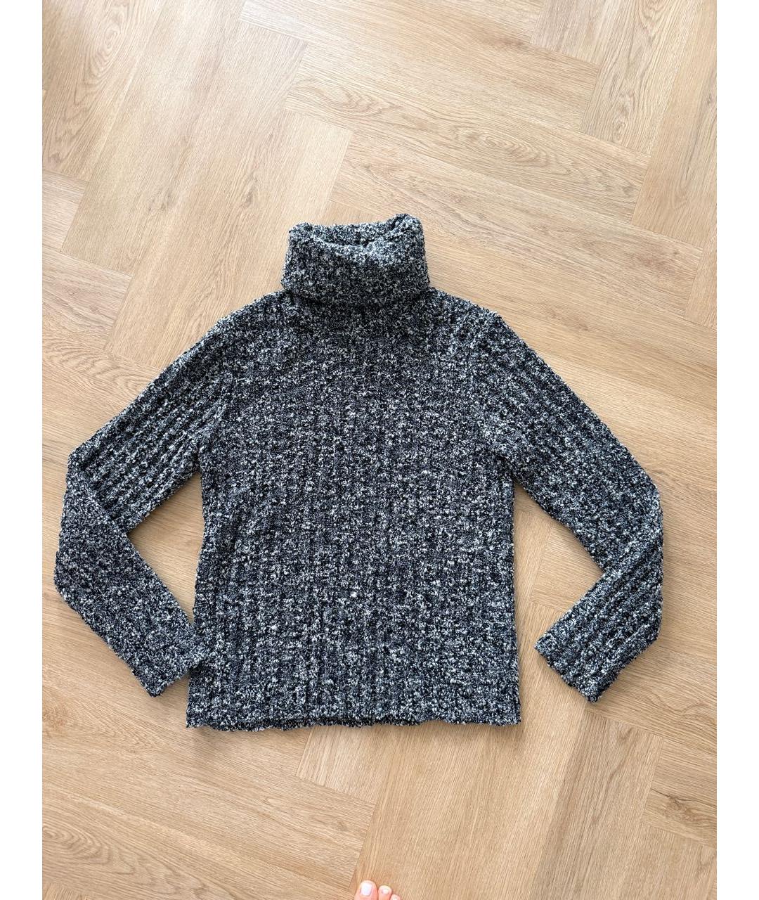 DOLCE&GABBANA Серый шерстяной джемпер / свитер, фото 3