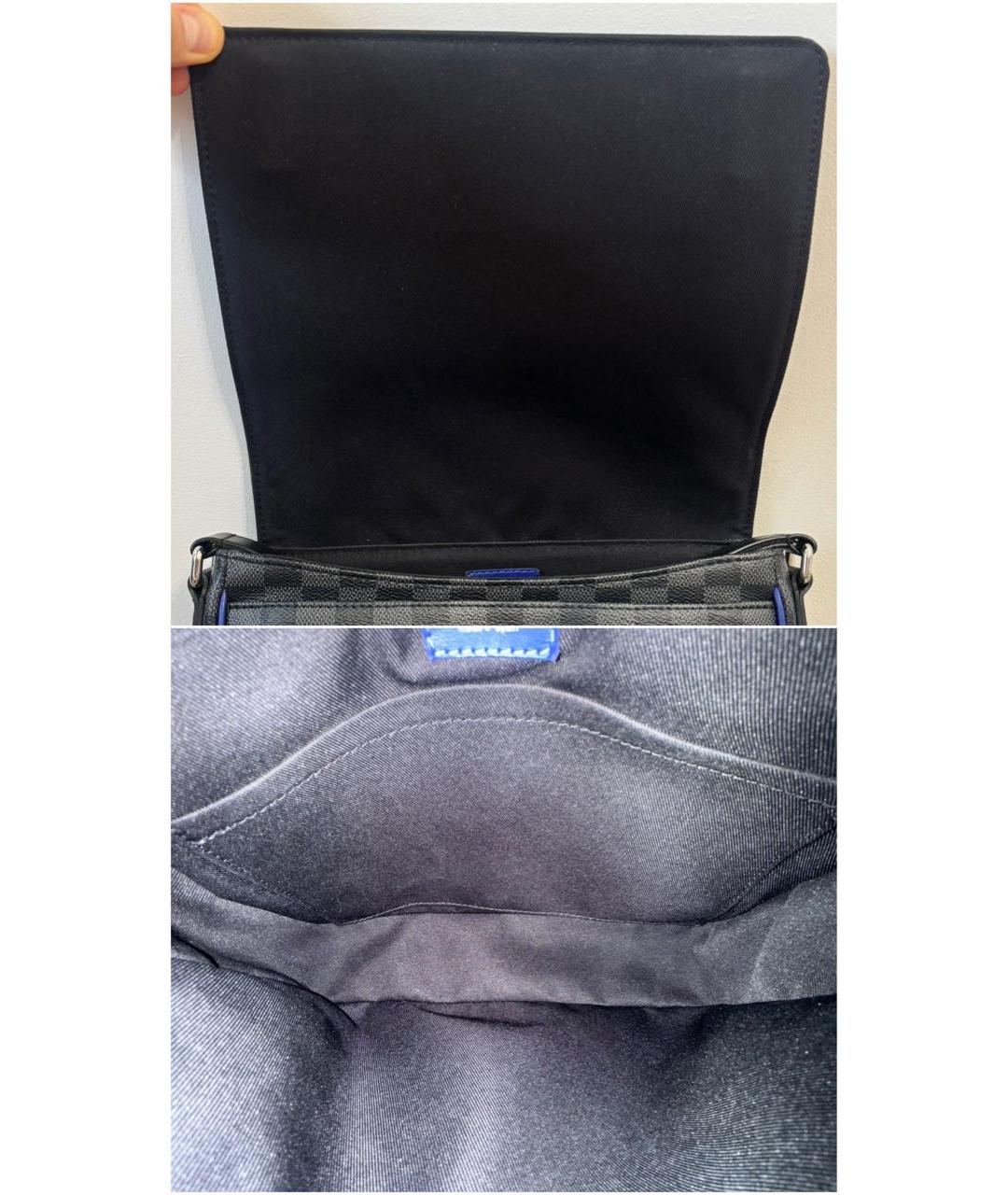LOUIS VUITTON Черная сумка на плечо, фото 8