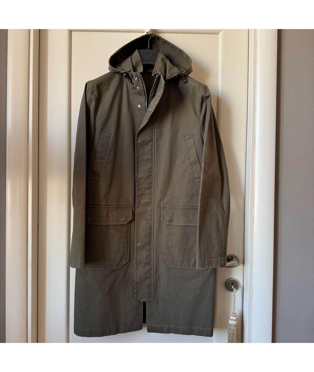 ELEVENTY Хаки хлопковый тренч / плащ, фото 8