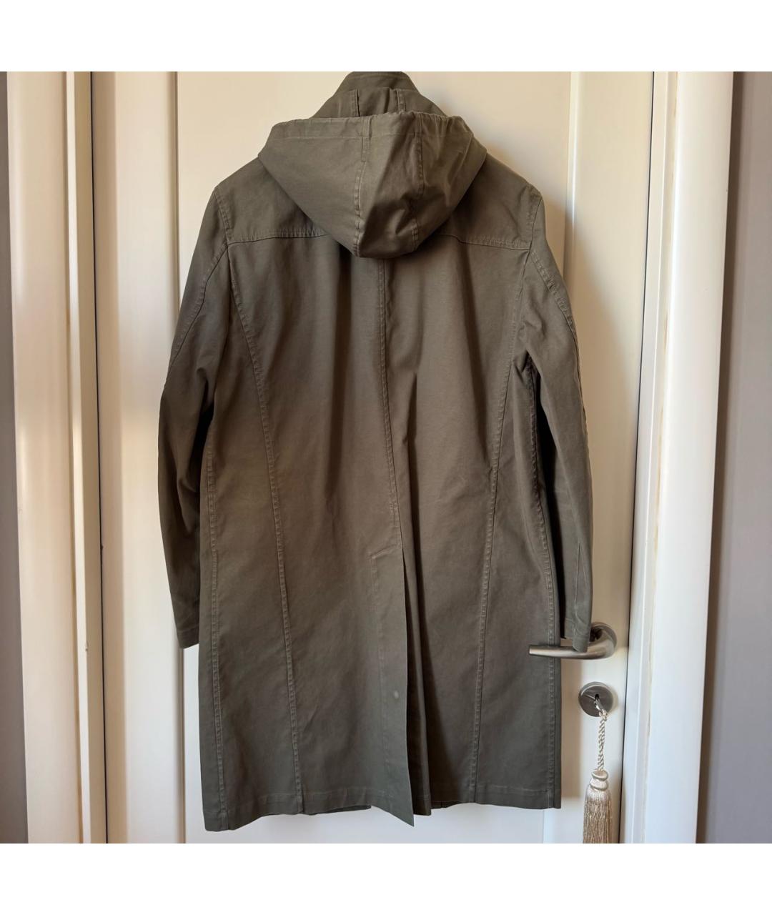 ELEVENTY Хаки хлопковый тренч / плащ, фото 2