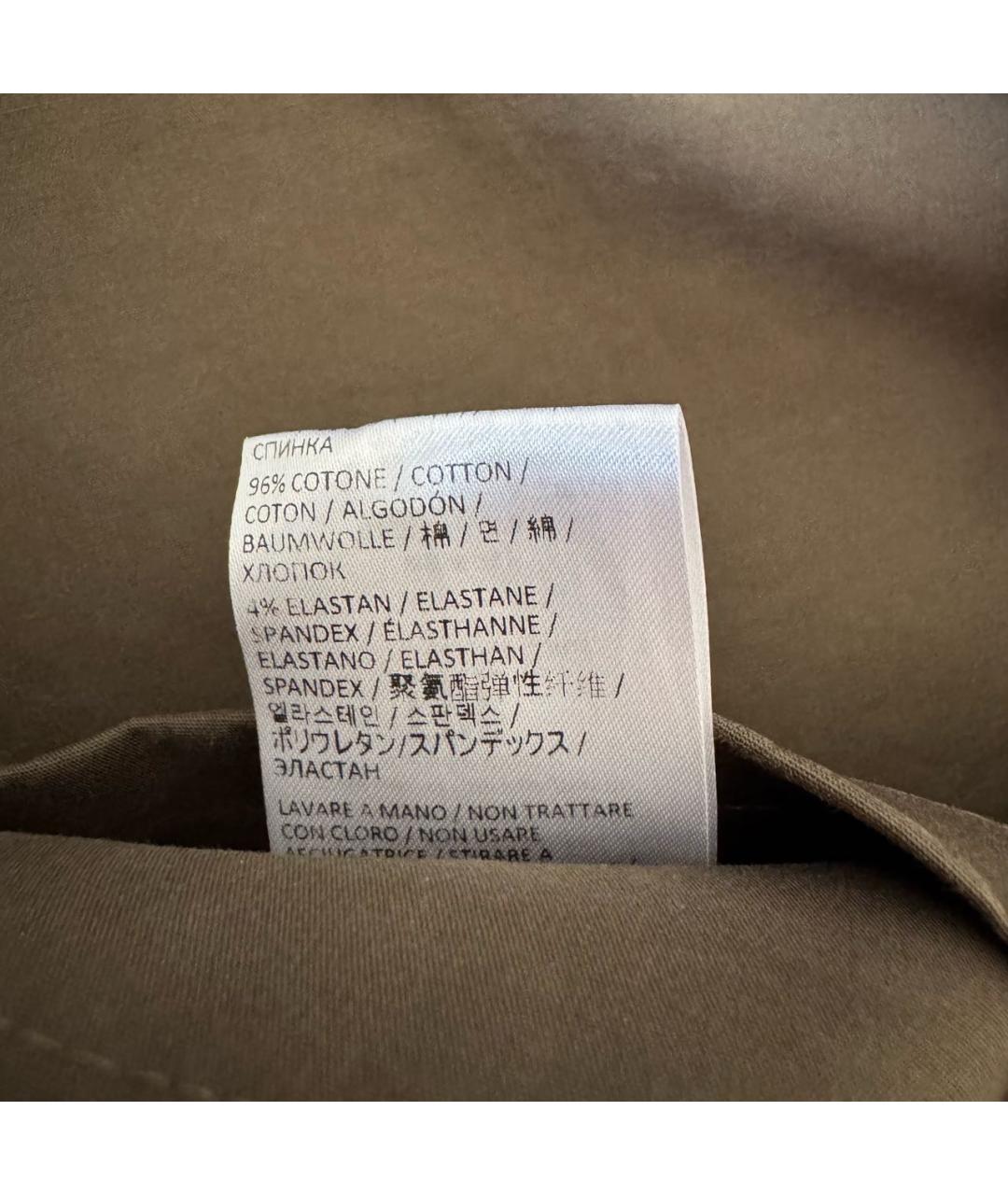 ELEVENTY Хаки хлопковый тренч / плащ, фото 6