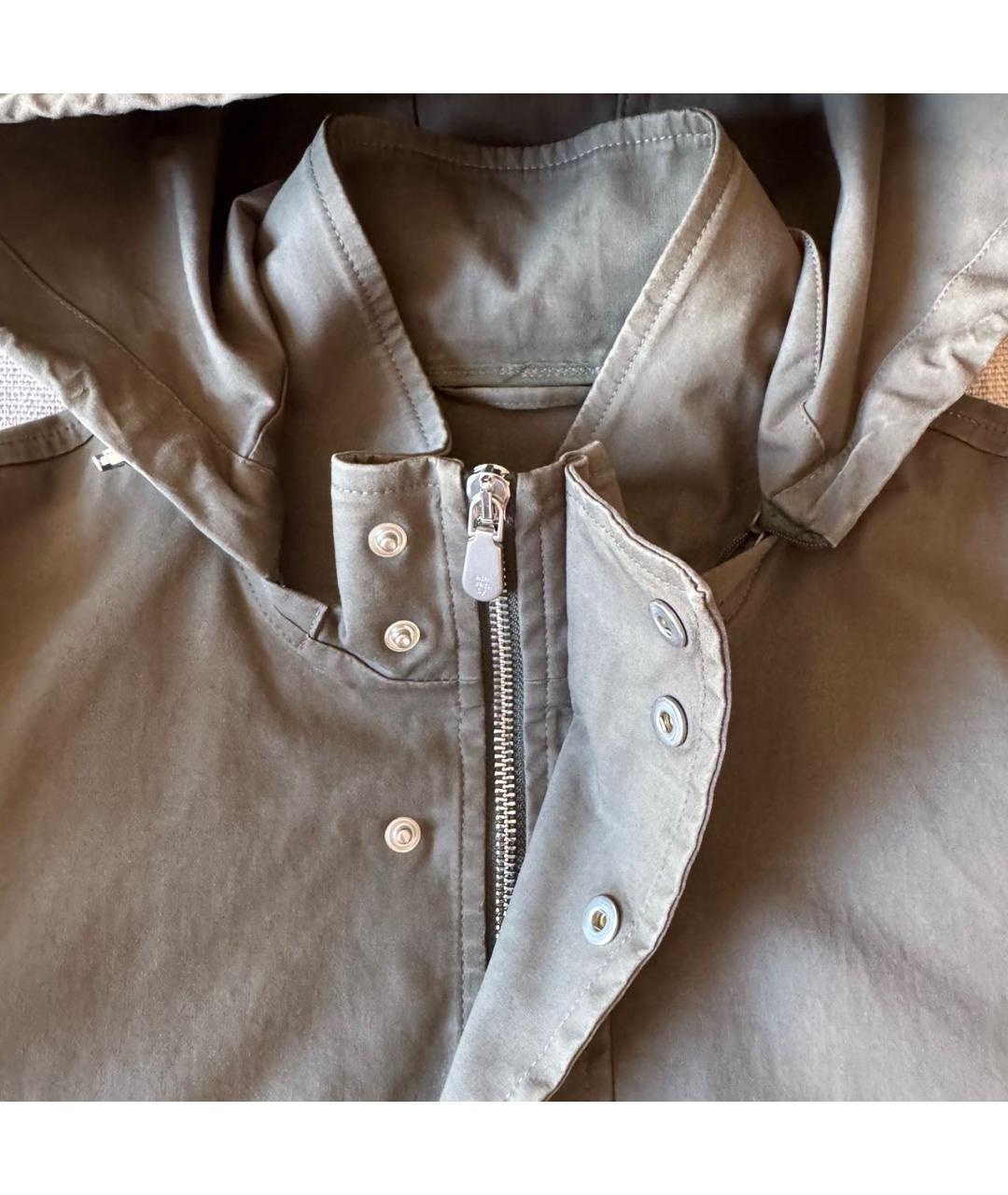 ELEVENTY Хаки хлопковый тренч / плащ, фото 4