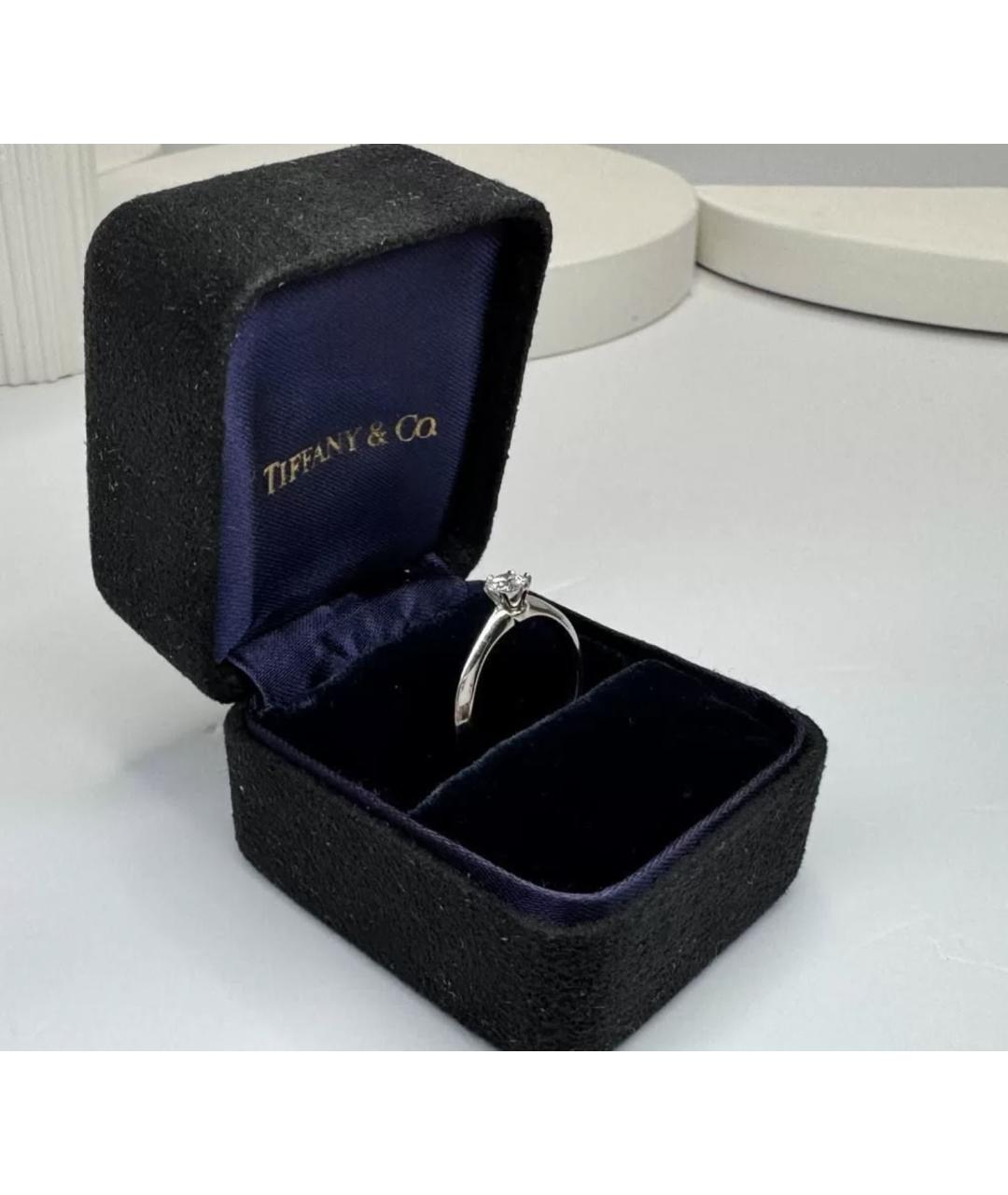 TIFFANY&CO Серебряное платиновое кольцо, фото 3