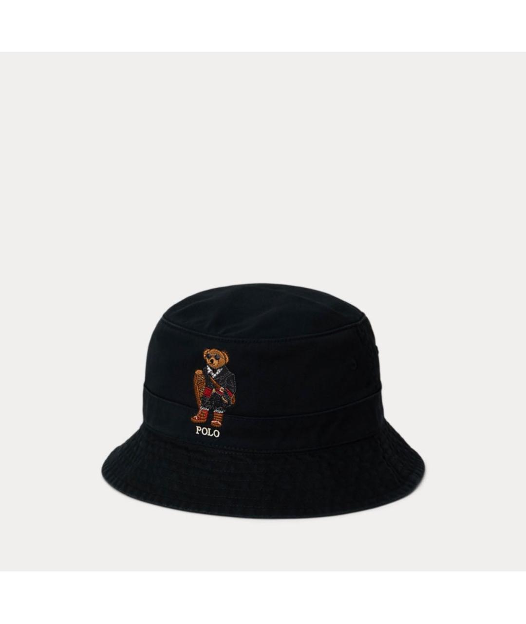 POLO RALPH LAUREN Черная хлопковая шляпа, фото 6