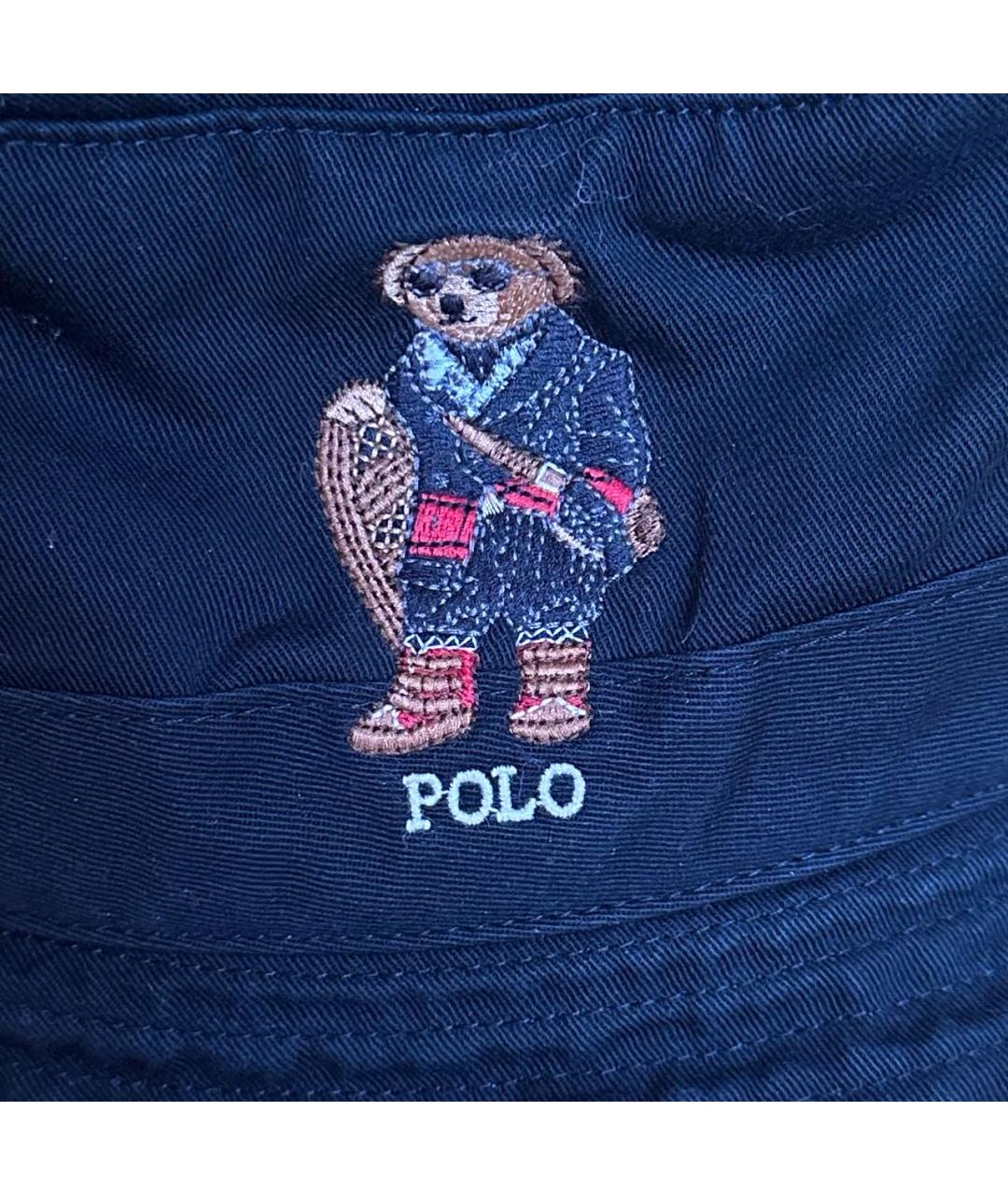 POLO RALPH LAUREN Черная хлопковая шляпа, фото 4