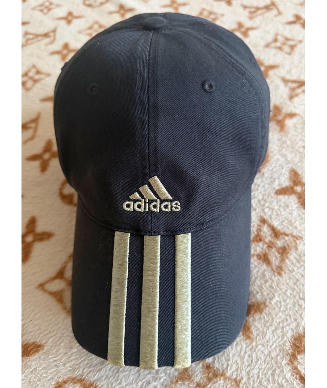 ADIDAS Черная хлопковая кепка, фото 6