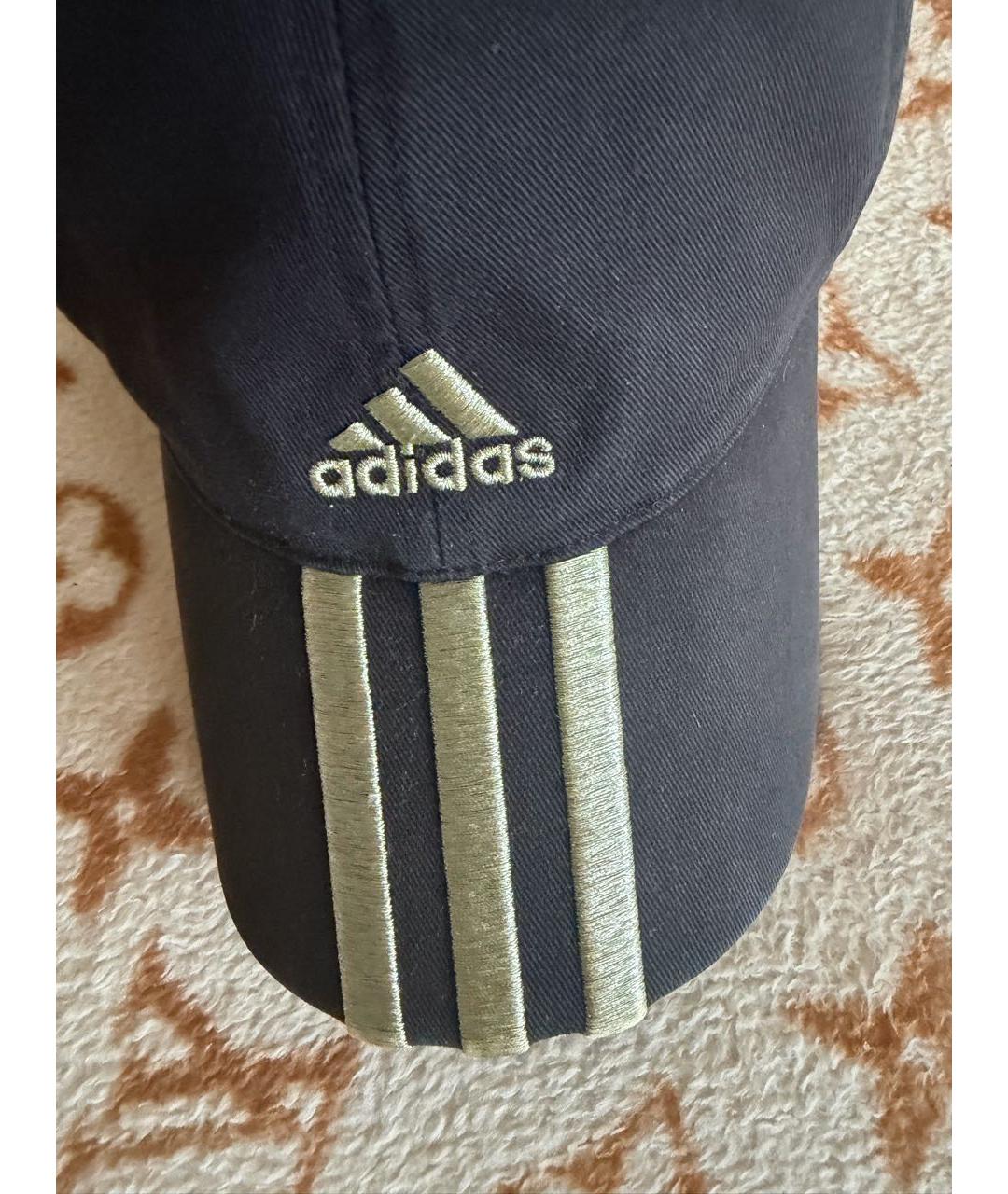 ADIDAS Черная хлопковая кепка, фото 4