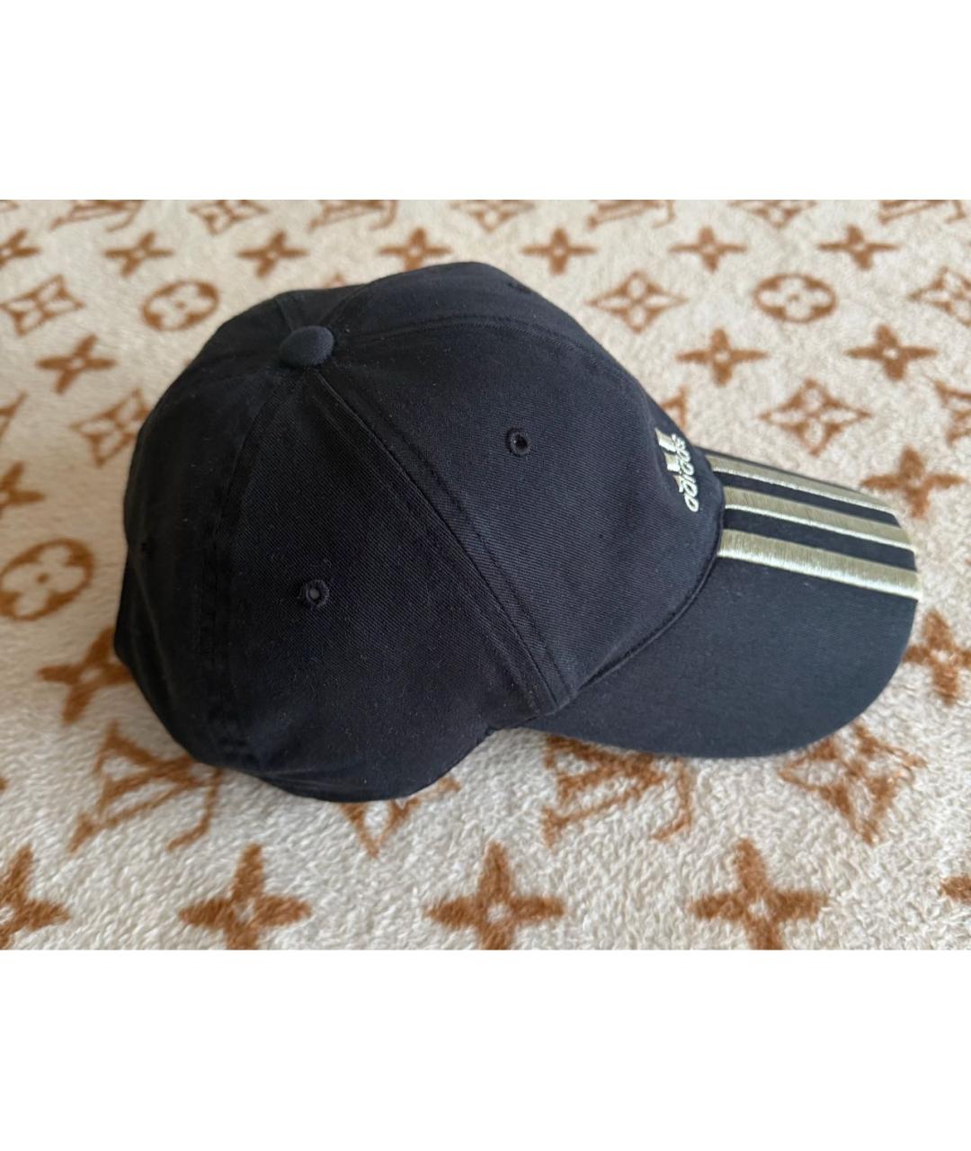 ADIDAS Черная хлопковая кепка, фото 2