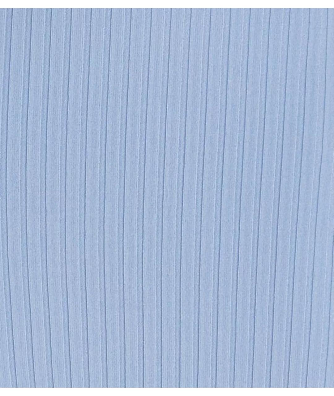 COURREGES Голубое вискозное повседневное платье, фото 6