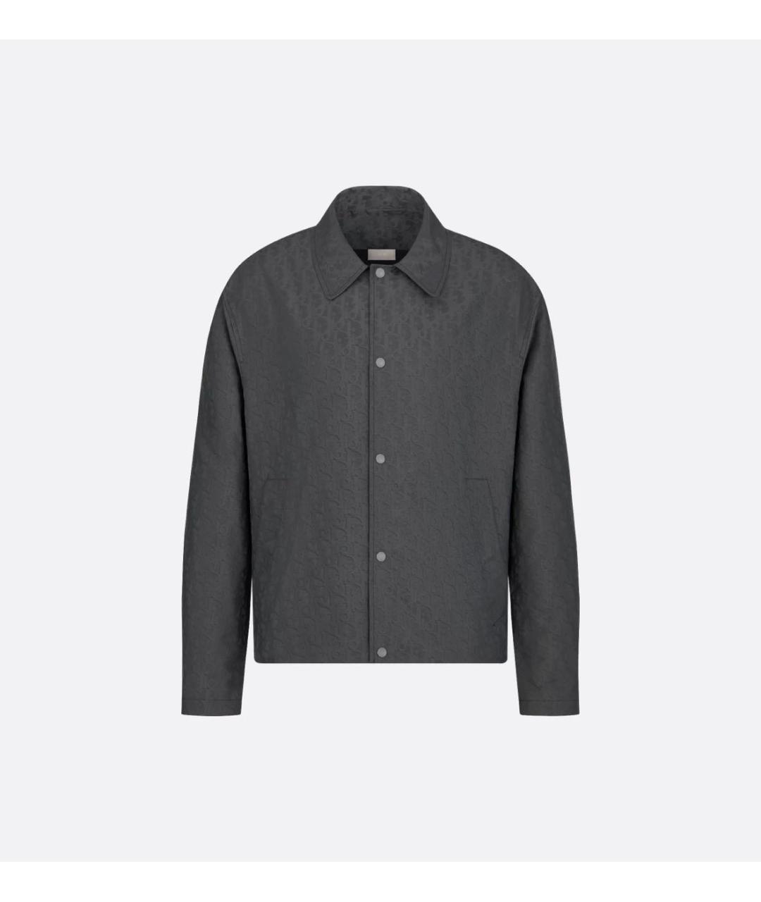 CHRISTIAN DIOR Антрацитовая полиамидовая куртка, фото 7