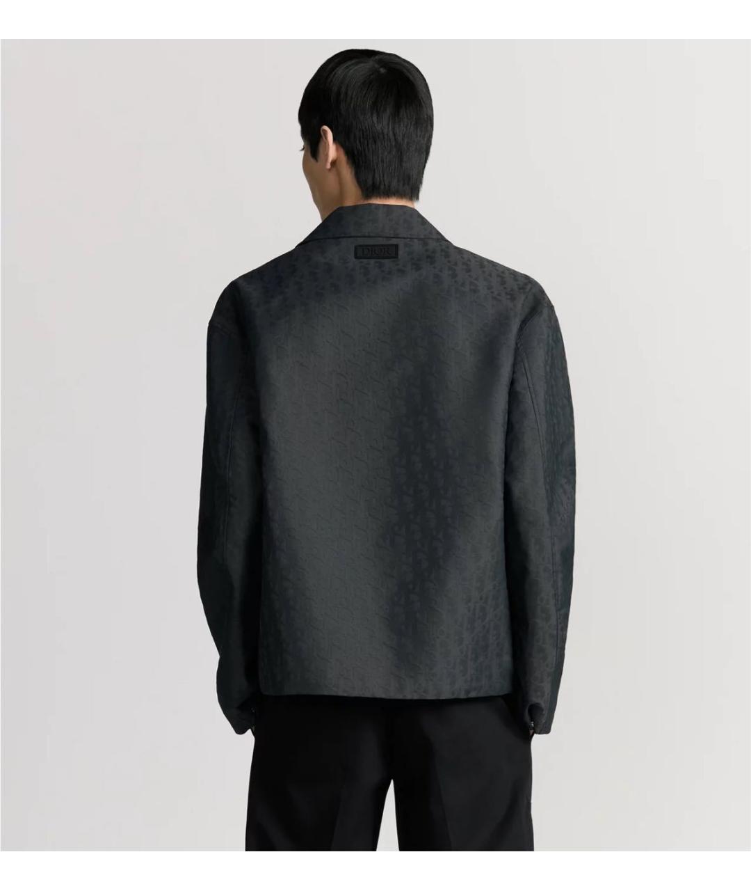 CHRISTIAN DIOR Антрацитовая полиамидовая куртка, фото 4