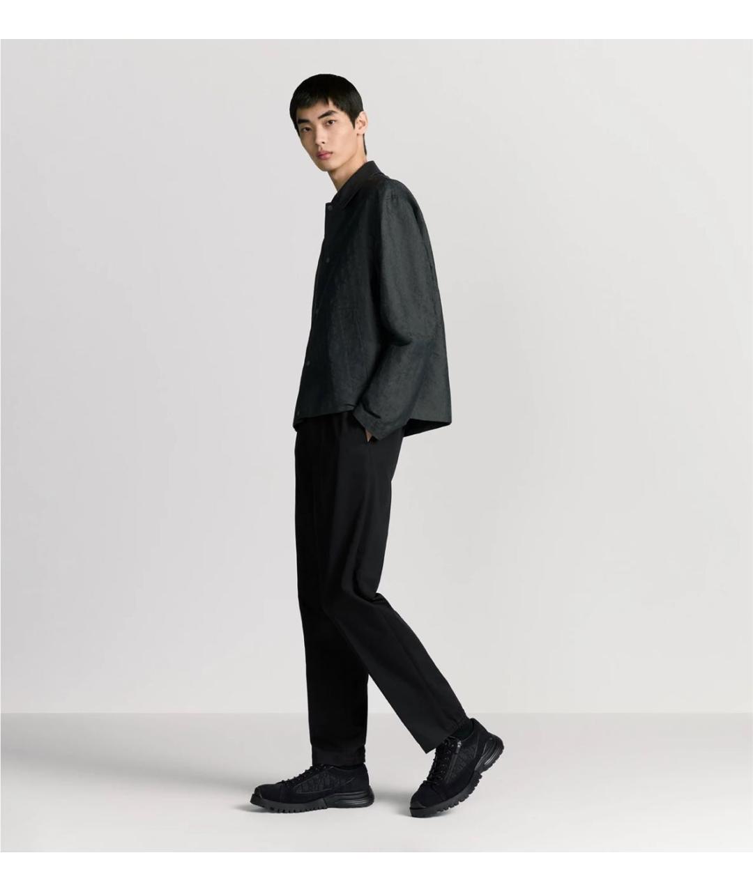 CHRISTIAN DIOR Антрацитовая полиамидовая куртка, фото 2