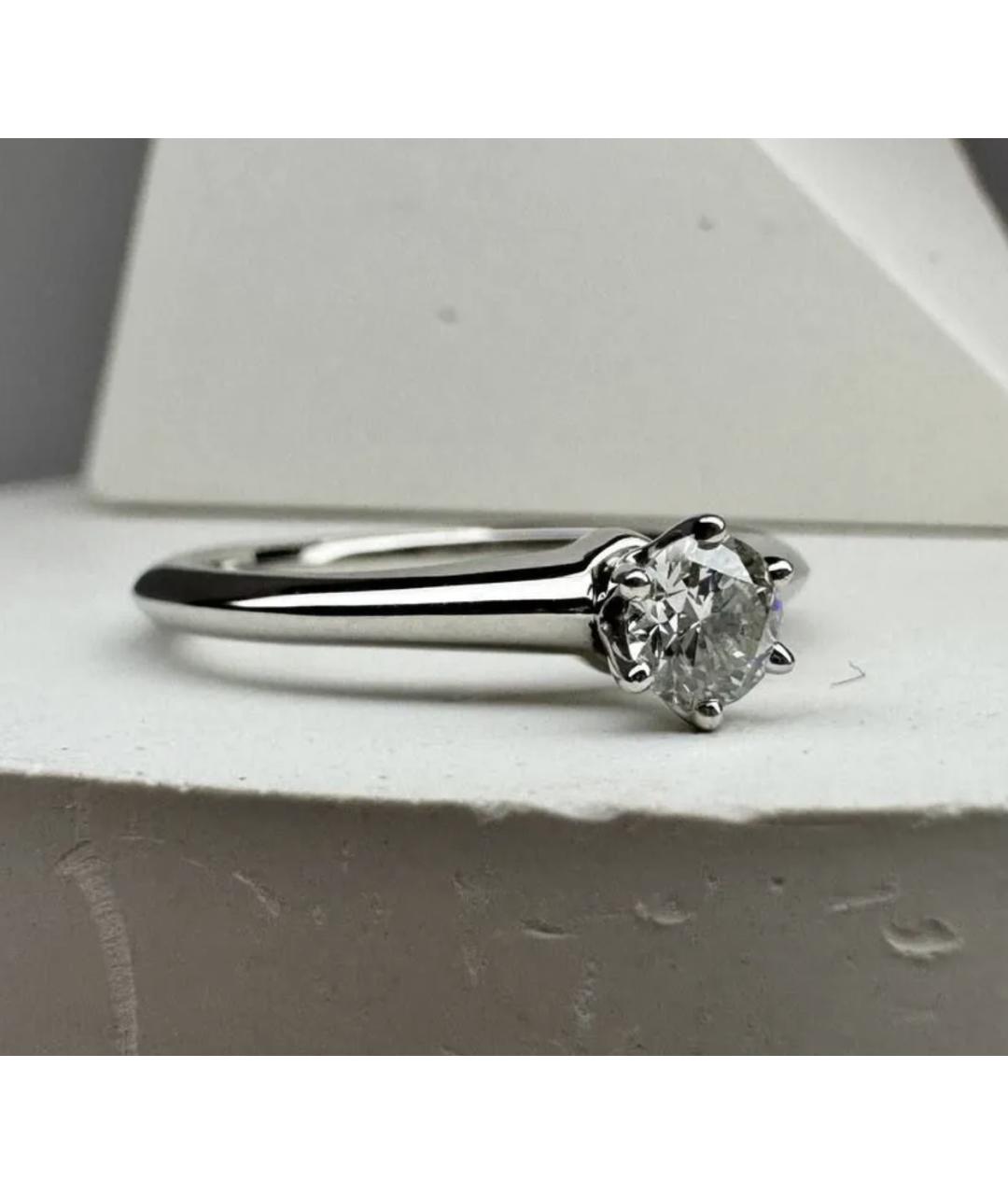 TIFFANY&CO Серебряное платиновое кольцо, фото 4