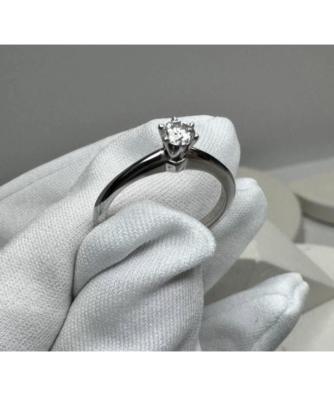 TIFFANY&CO Серебряное платиновое кольцо, фото 3