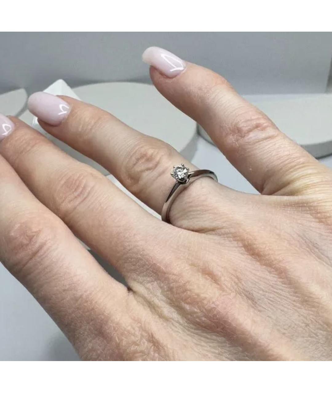 TIFFANY&CO Серебряное платиновое кольцо, фото 2