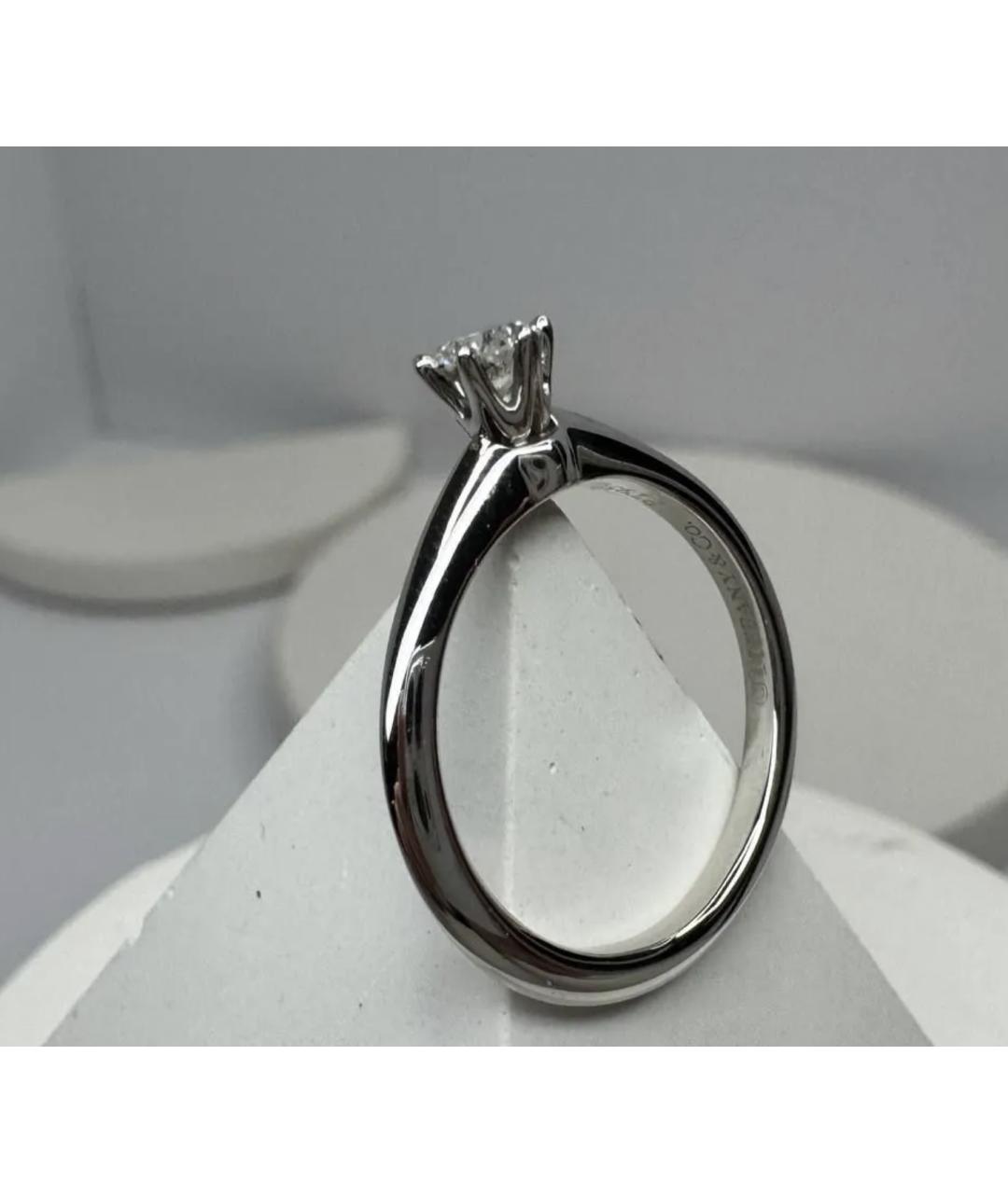 TIFFANY&CO Серебряное платиновое кольцо, фото 5