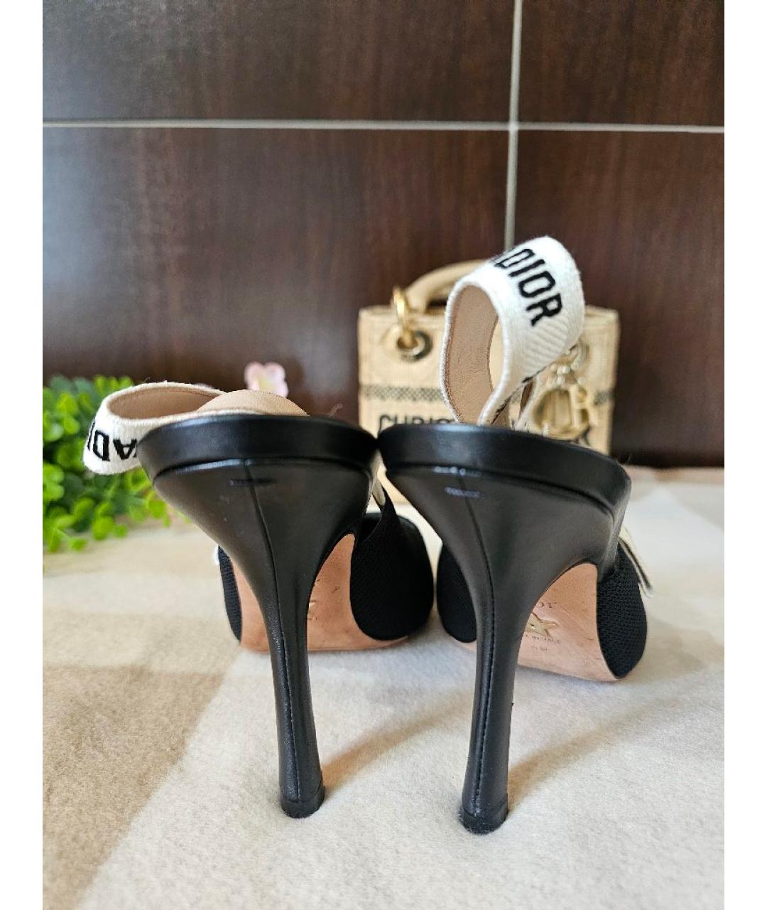 CHRISTIAN DIOR Черные туфли, фото 4