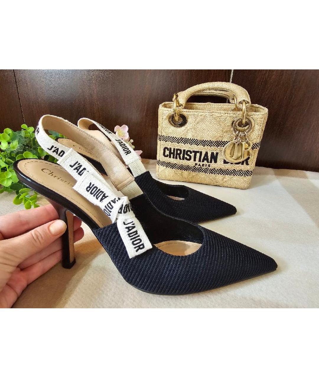 CHRISTIAN DIOR Черные туфли, фото 6