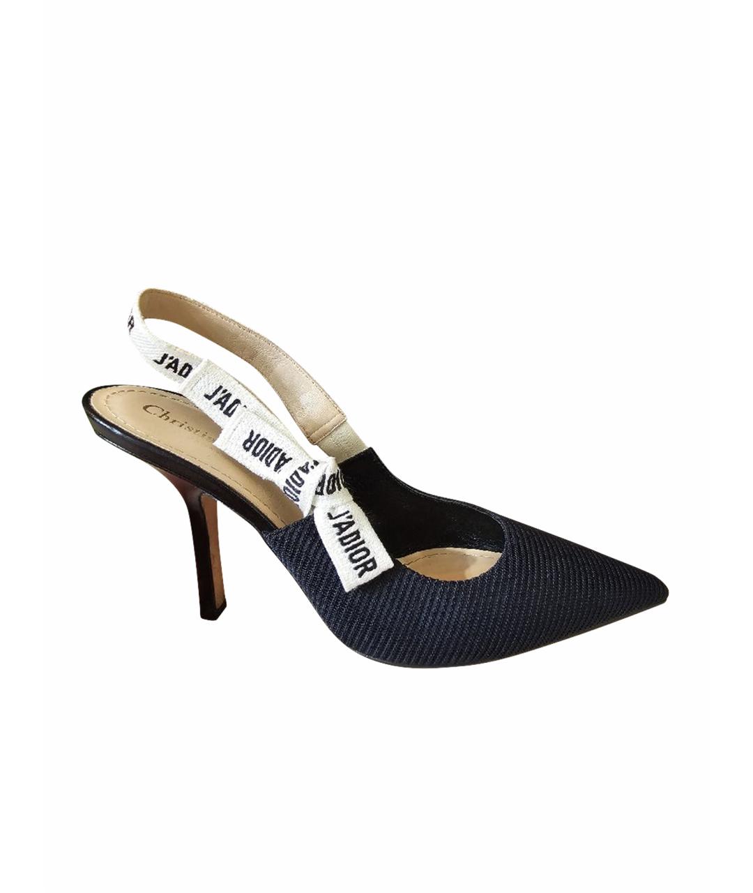 CHRISTIAN DIOR Черные туфли, фото 1