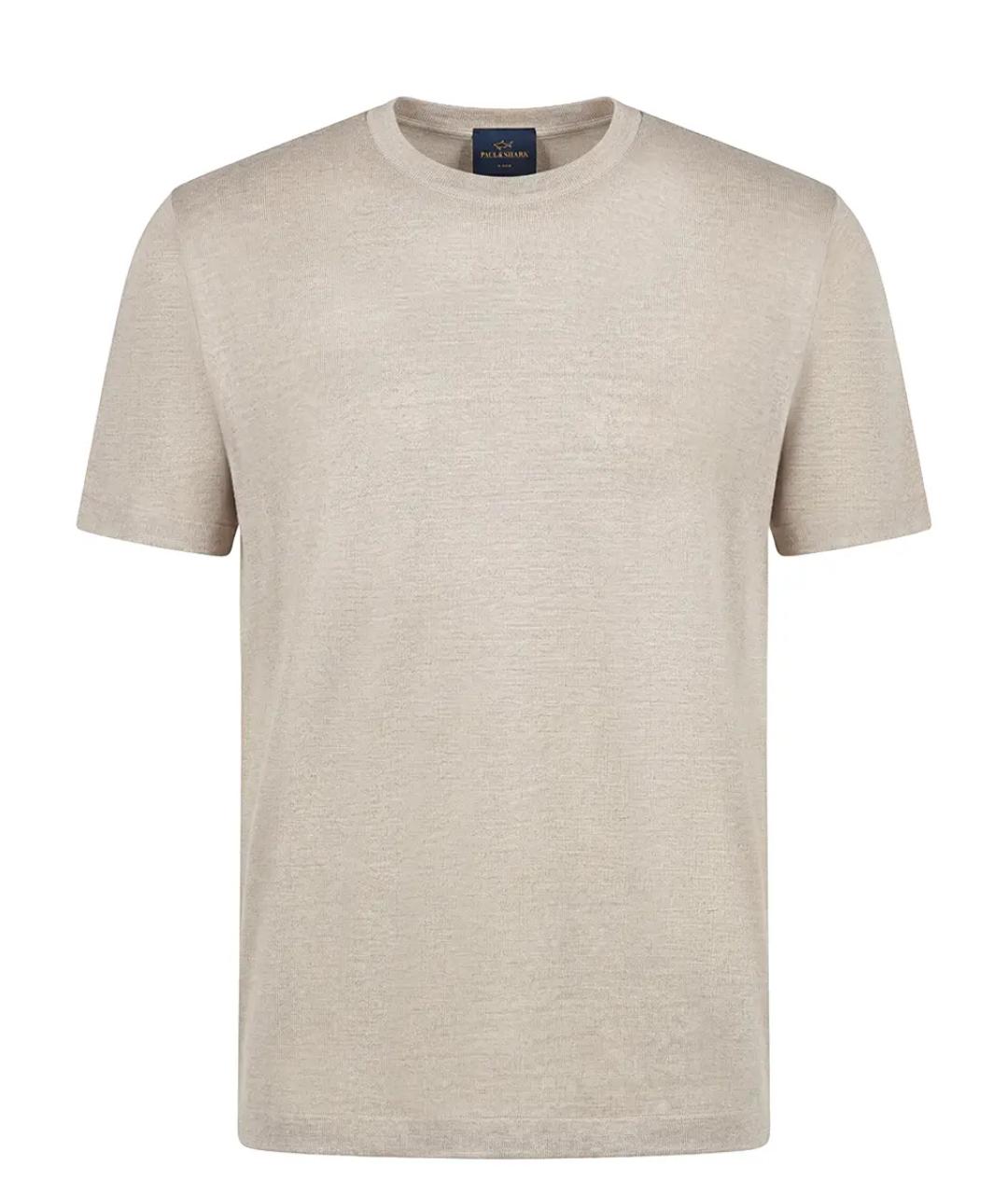 PAUL & SHARK Бежевая футболка, фото 1