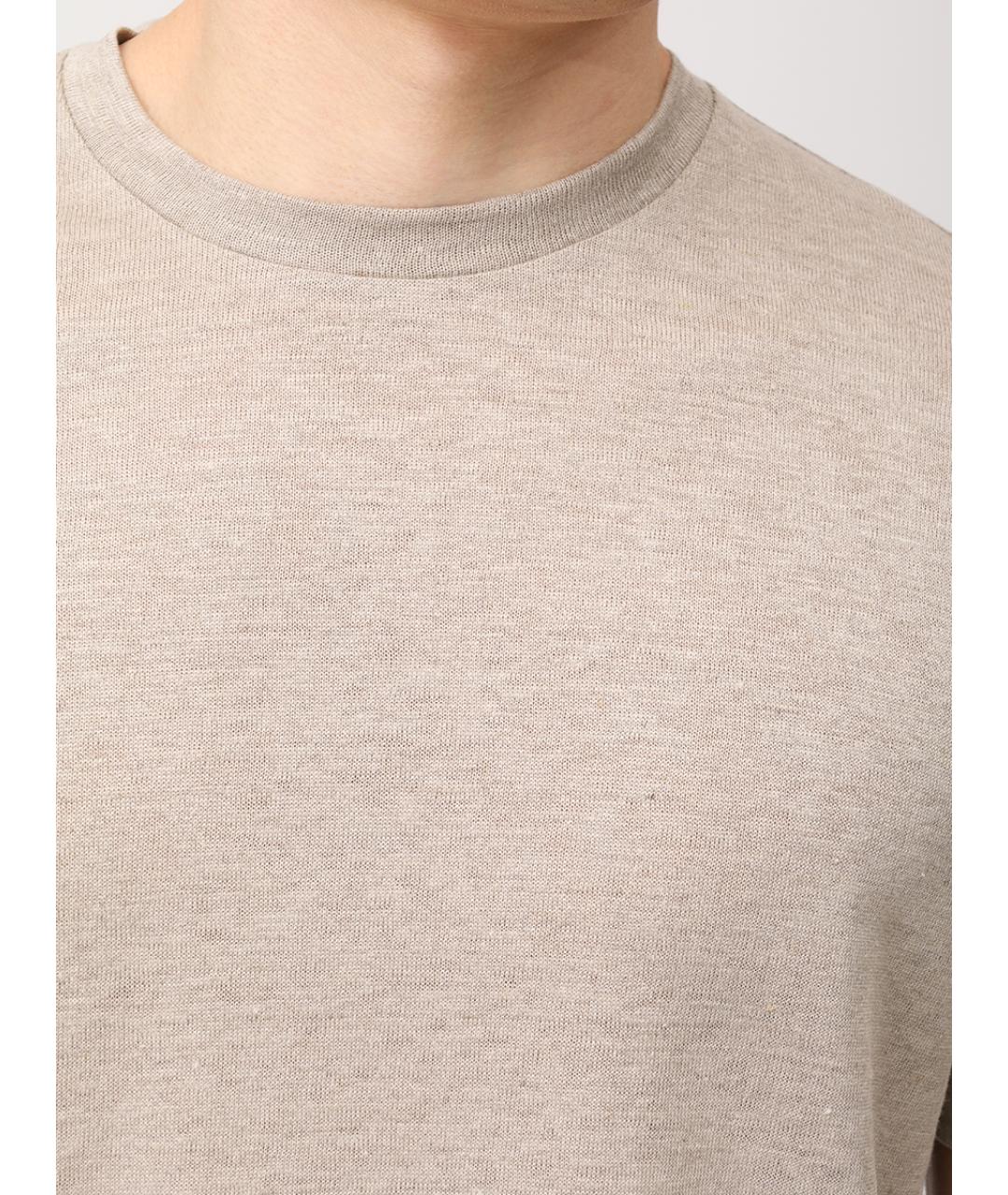 PAUL & SHARK Бежевая футболка, фото 5