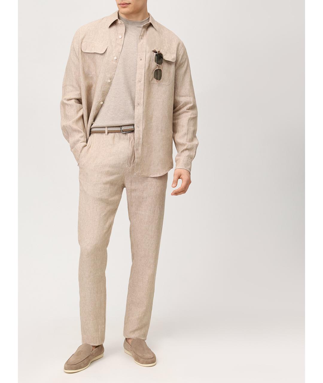 PAUL & SHARK Бежевая футболка, фото 2