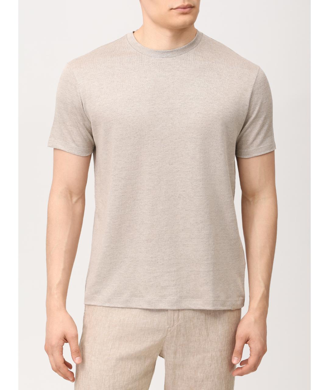 PAUL & SHARK Бежевая футболка, фото 4