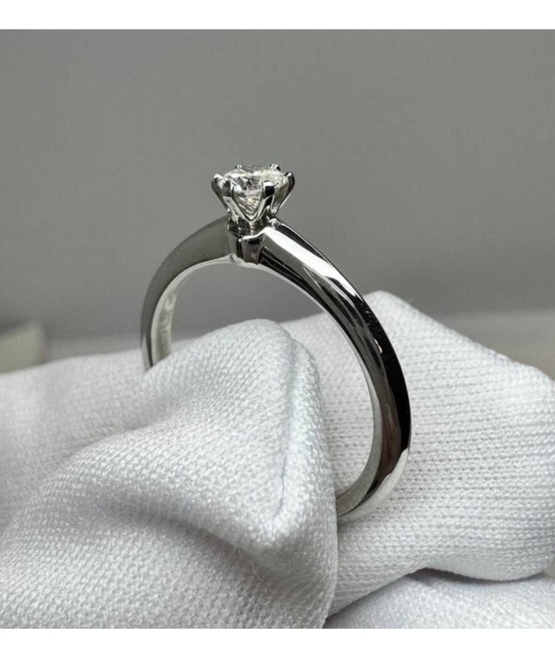 TIFFANY&CO Серебряное платиновое кольцо, фото 4