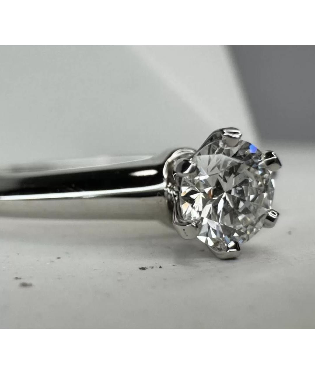 TIFFANY&CO Серебряное платиновое кольцо, фото 7