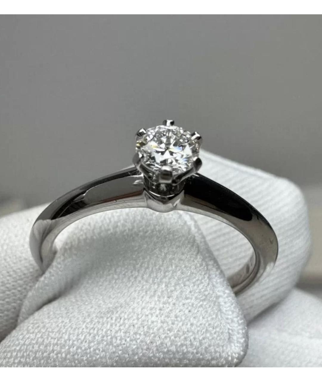 TIFFANY&CO Серебряное платиновое кольцо, фото 3