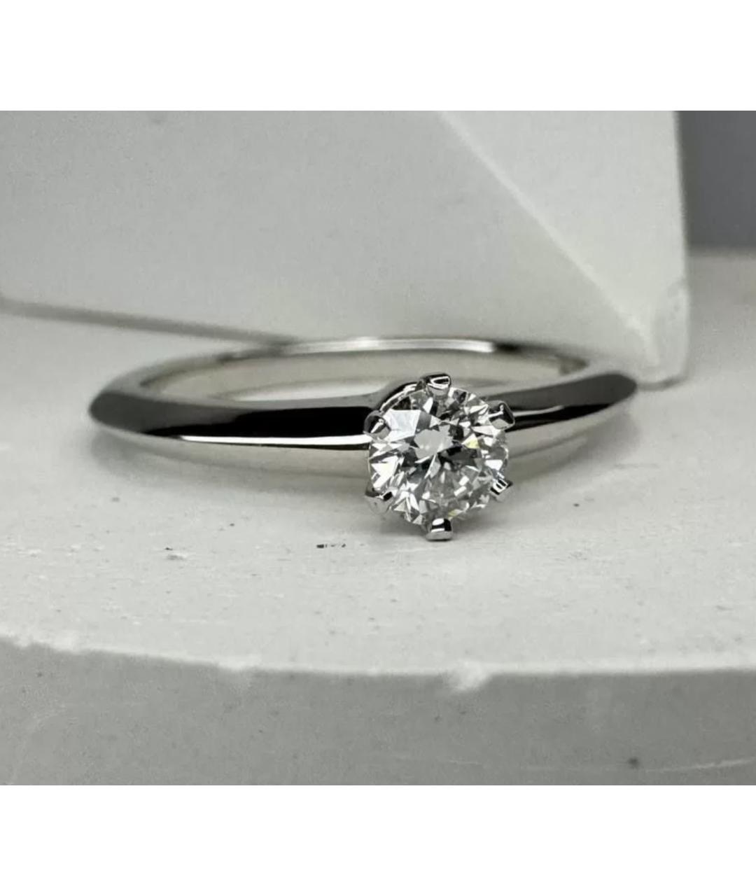 TIFFANY&CO Серебряное платиновое кольцо, фото 5