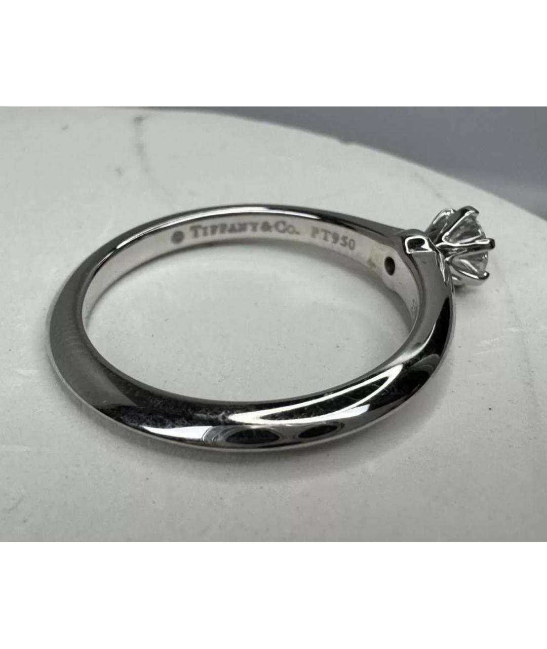 TIFFANY&CO Серебряное платиновое кольцо, фото 6
